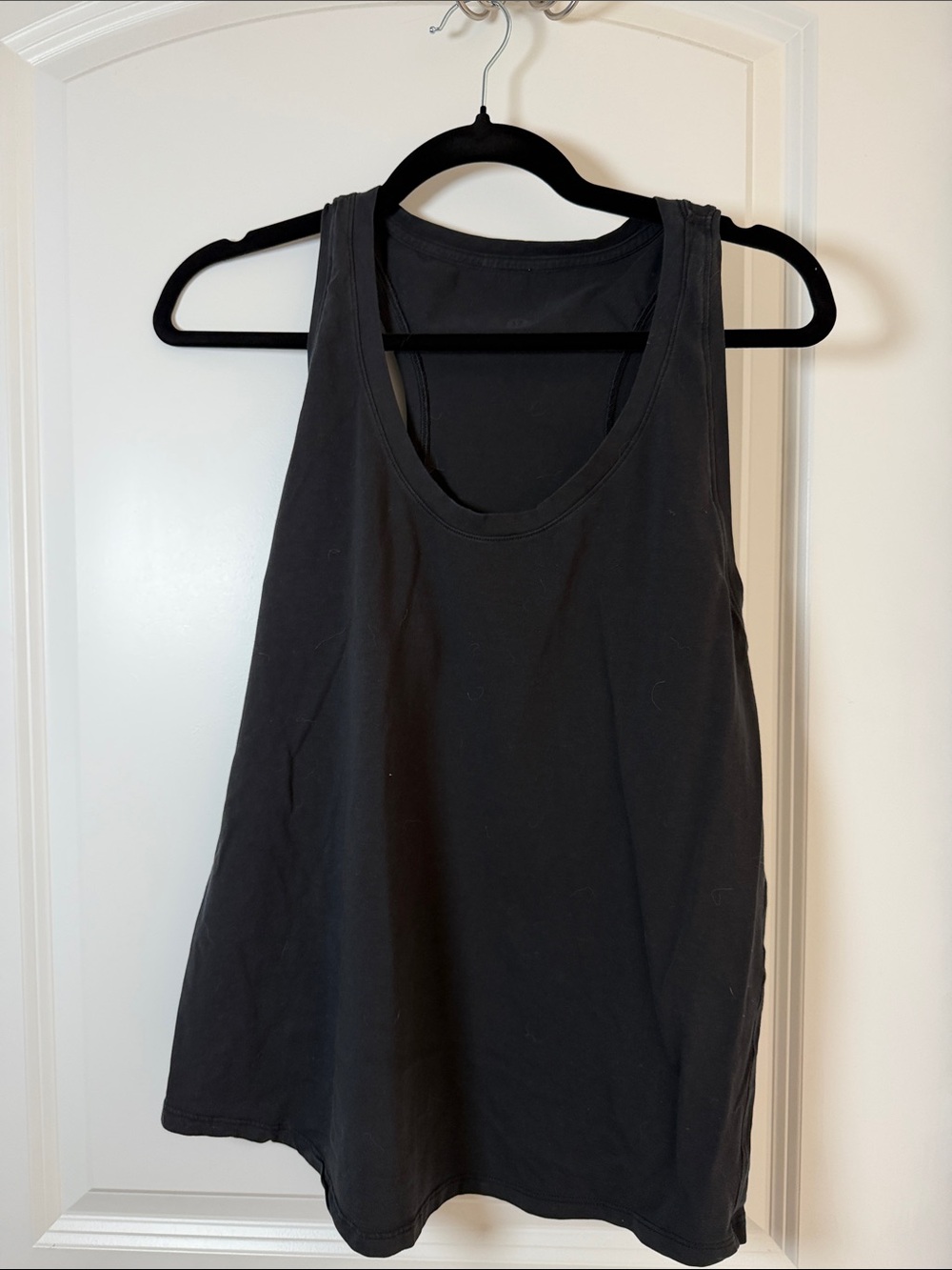 lululemon athletica Black Scoop Neck Tank Top